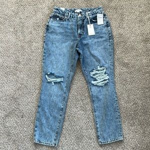 NWT Good American Classic Straight Leg Jeans